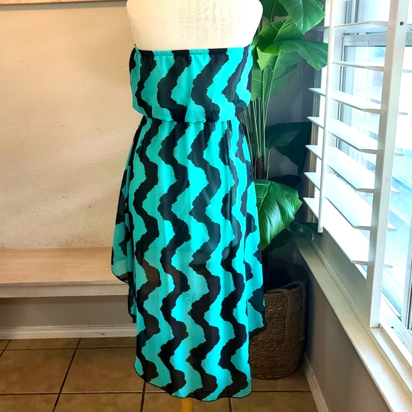 Poetry strapless chevron dress - Picture 4 of 4